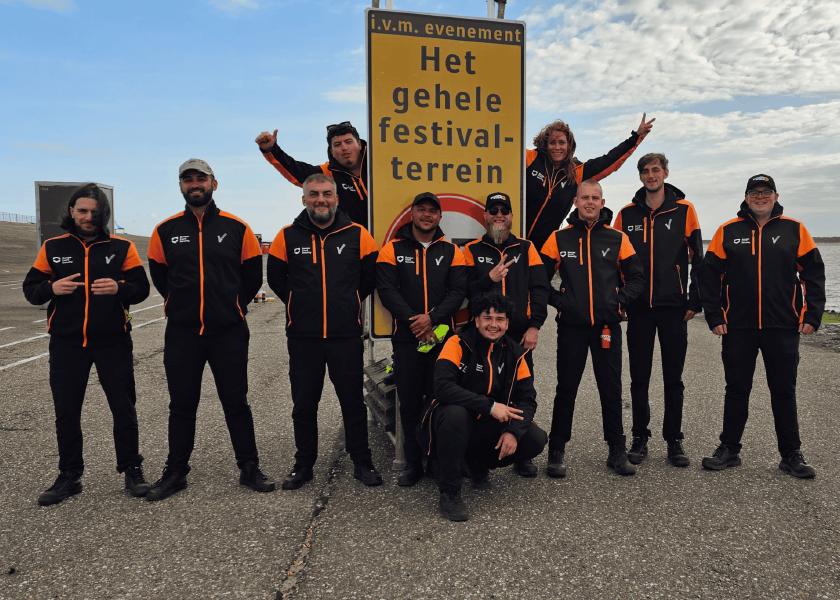 Evenementenbeveiliger | Mét pas en pit